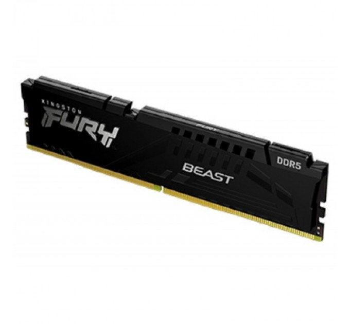 Kingston Fury (ex.HyperX) Модуль пам'яті для комп'ютера DDR5 32GB (2x16GB) 6000 MHz Beast Black Kingston Fury (ex.HyperX) (KF560C40BBK2-32)