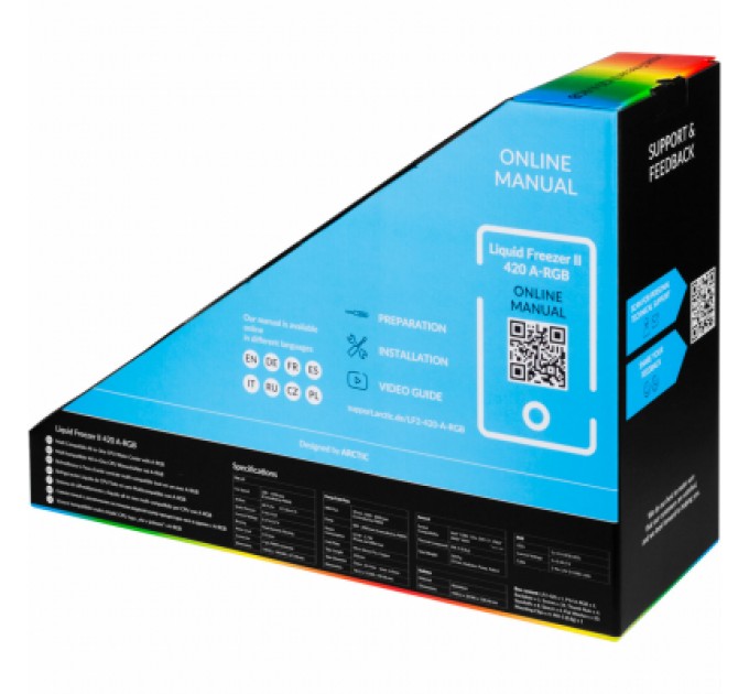 Arctic Система рідинного охолодження Arctic Liquid Freezer II 420 A-RGB (ACFRE00109A)