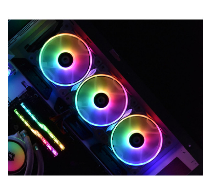 ID-Cooling Кулер до корпусу ID-Cooling ZF-12025-ARGB-TRIO-SNOW