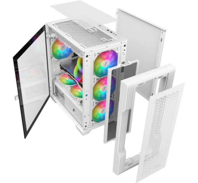 1stPlayer Корпус 1stPlayer T3-4F1-W-WH