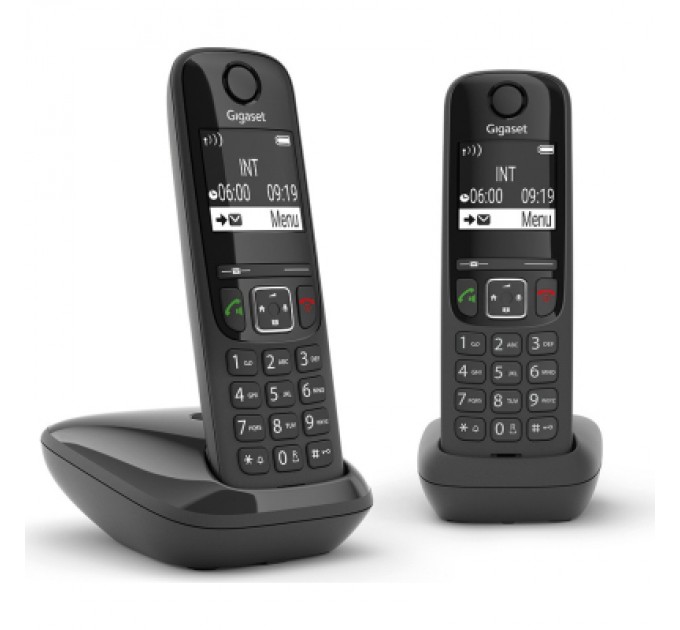 Gigaset Телефон DECT Gigaset AS690 DUO Black (L36852H2816S301)