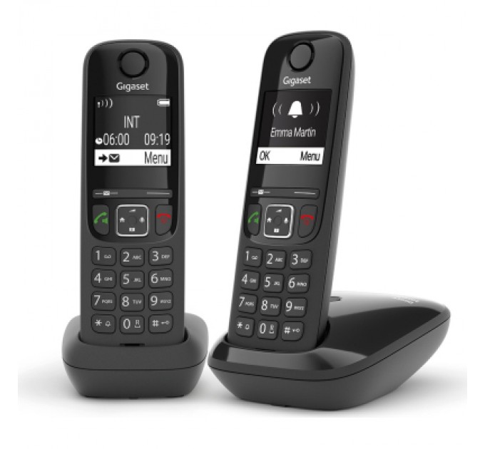 Gigaset Телефон DECT Gigaset AS690 DUO Black (L36852H2816S301)