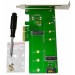 Maiwo Контролер Maiwo Multi-Size PCIex4 & SATA to M.2 (M-Key or B-key) KT015 SSD (45774)