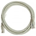 Kingda Патч-корд 1м, UTP, cat.6, CU, 24AWG, grey Kingda (KD-PAUT6100GY)
