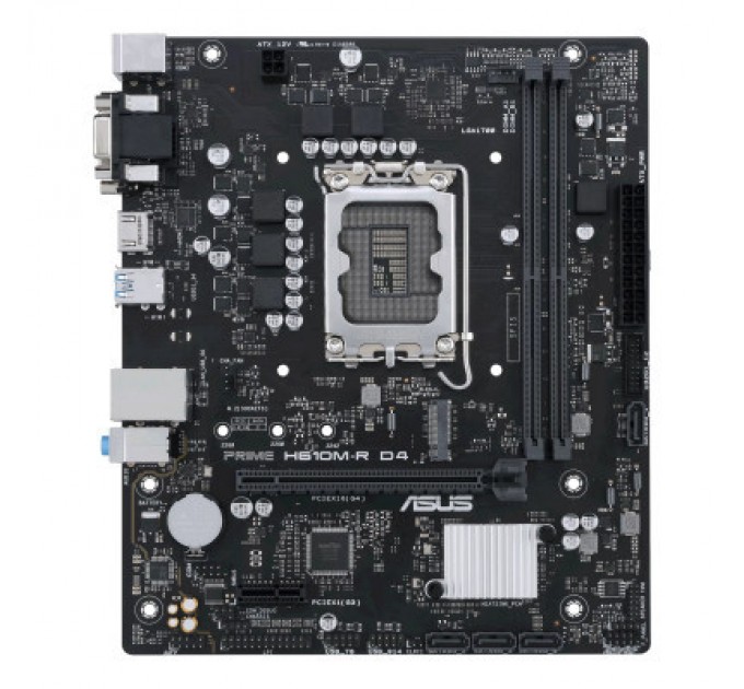 ASUS Материнська плата ASUS PRIME H610M-R D4-SI