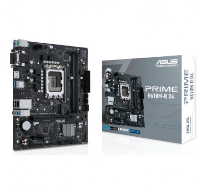 ASUS Материнська плата ASUS PRIME H610M-R D4-SI