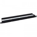 Molex Патч-панель 19" 24xRJ-45 STP cat.5e, 0.5U, with cable organizer Molex (KD-PP41-STP-C5e-24P-0.5U)