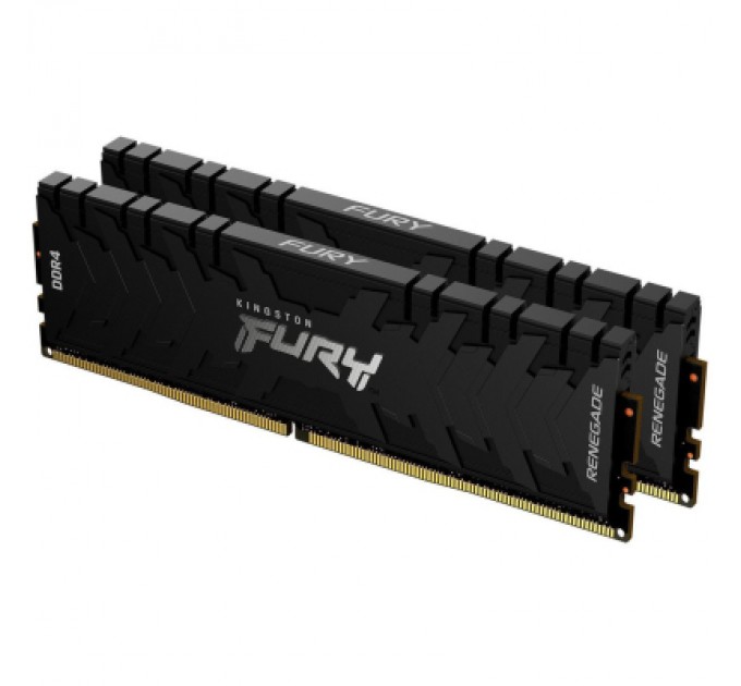 Kingston Fury (ex.HyperX) Модуль пам'яті для комп'ютера DDR4 16GB (2x8GB) 4600 MHz FURY Renegade Black Kingston Fury (ex.HyperX) (KF446C19RBK2/16)