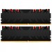 Kingston Fury (ex.HyperX) Модуль пам'яті для комп'ютера DDR4 16GB (2x8GB) 4600 MHz FURY Renegade RGB Black Kingston Fury (ex.HyperX) (KF446C19RBAK2/16)