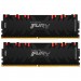 Kingston Fury (ex.HyperX) Модуль пам'яті для комп'ютера DDR4 16GB (2x8GB) 4600 MHz FURY Renegade RGB Black Kingston Fury (ex.HyperX) (KF446C19RBAK2/16)