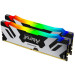 Kingston Fury (ex.HyperX) Модуль пам'яті для комп'ютера DDR5 32GB (2x16GB) 6400 MHz Renegade Silver RGB Kingston Fury (ex.HyperX) (KF564C32RSAK2-32)