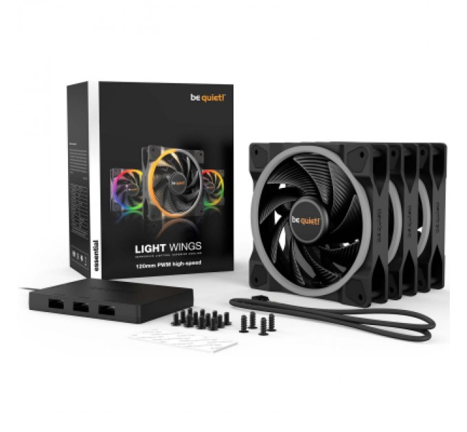 Be quiet! Кулер до корпусу Be quiet! Light Wings 120mm PWM high-speed 3 pcs (BL077)