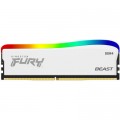 Kingston Fury (ex.HyperX) Модуль пам'яті для комп'ютера DDR4 8GB 3200 MHz Beast White RGB SE Kingston Fury (ex.HyperX) (KF432C16BWA/8)