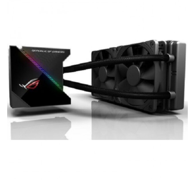 ASUS Система рідинного охолодження ASUS ROG RYUJIN 240 LGA 115x,1366, 2011, 2011-3, 2066AMD AM4, TR4* OLED-дисплей вентилят (90RC0030-M0UAY0)