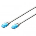 Digitus Патч-корд 1м, UTP, cat.5e, AWG 26/7, CCA, PVC, white Digitus (DK-1512-010/WH)
