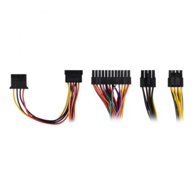 2E Блок живлення 2E BASIC POWER (500W), 80, 120mm, 1xMB 24pin(20+4), 1xCPU 8pin(4+4), 3xMolex, 4xSATA, 2xPCIe 8pin( (2E-BP500-120APFC)