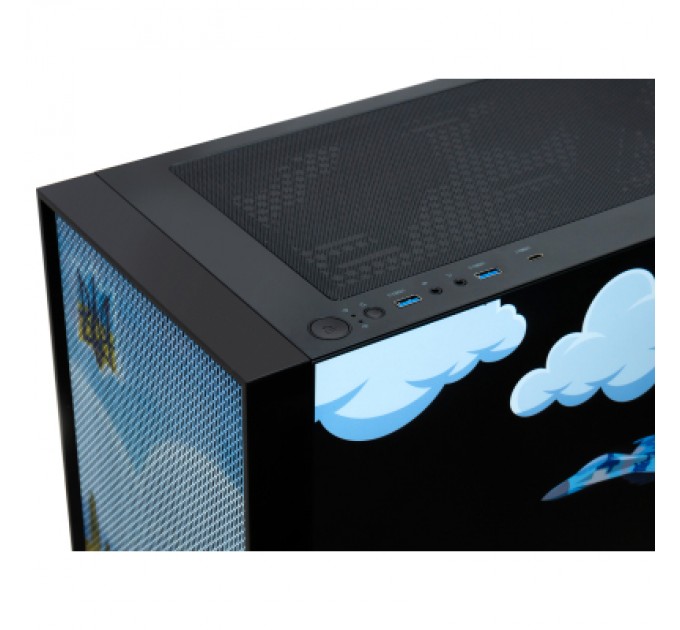 Корпус Vinga Pillar Black Freedom soldiers (01230011782)