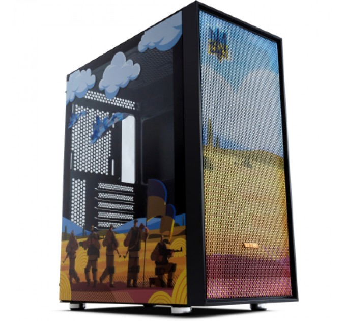 Корпус Vinga Pillar Black Freedom soldiers (01230011782)