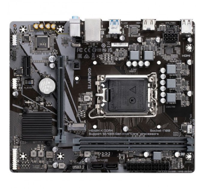 GIGABYTE Материнська плата GIGABYTE H610M K DDR4
