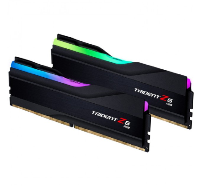 G.Skill Модуль пам'яті для комп'ютера DDR5 32GB (2x16GB) 7800 MHz Trident Z5 RGB G.Skill (F5-7800J3646H16GX2-TZ5RK)
