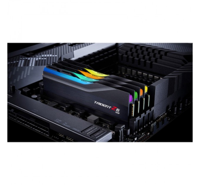 G.Skill Модуль пам'яті для комп'ютера DDR5 32GB (2x16GB) 7800 MHz Trident Z5 RGB G.Skill (F5-7800J3646H16GX2-TZ5RK)