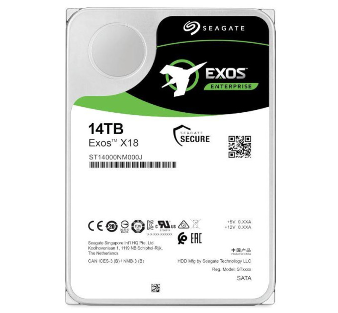 Seagate Жорсткий диск 3.5" 14TB Seagate (ST14000NM000J)