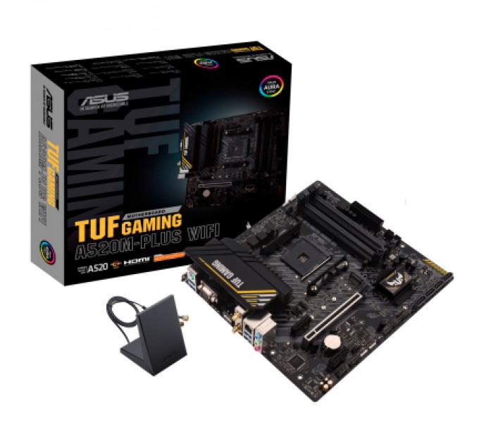 ASUS Материнська плата ASUS TUF GAMING A520M-PLUS WIFI