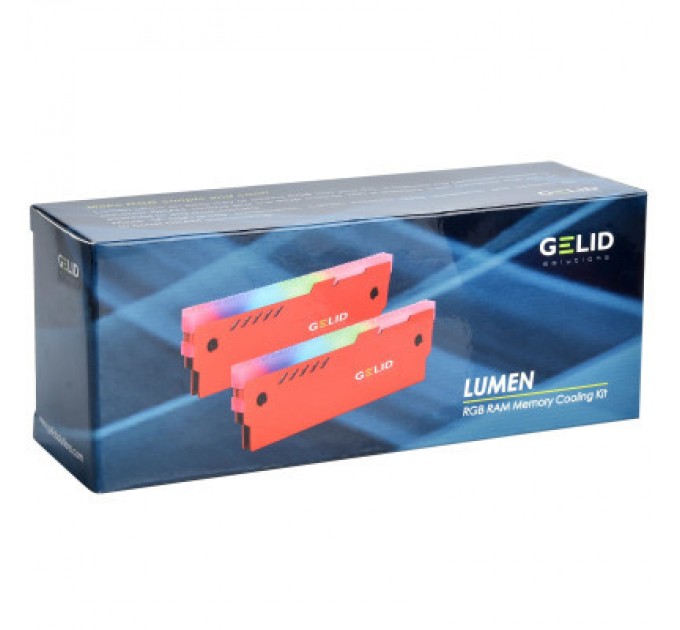 Gelid Solutions Охолодження для пам'яті Gelid Solutions Lumen RGB RAM Memory Cooling Red (GZ-RGB-02)