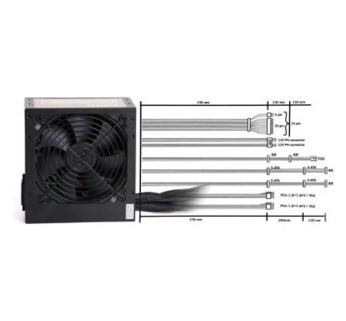 Vinga Блок живлення Vinga 550W (VPS-550PV2)