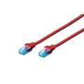 Digitus Патч-корд 5м, UTP, cat.5e, AWG 26/7, CCA, PVC, red Digitus (DK-1512-050/R)