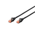 Digitus Патч-корд 2м, SFTP, cat.6, AWG 27/7, CU, LSZH, black Digitus (DK-1644-020/BL)