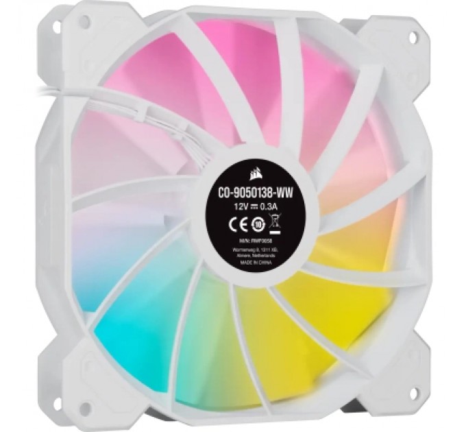 Corsair Кулер до корпусу Corsair SP140 RGB ELITE White (CO-9050139-WW)