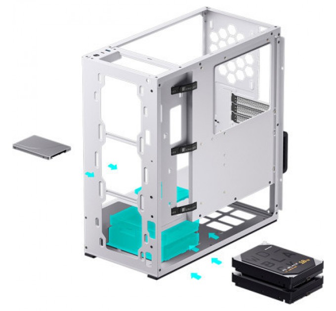 JONSBO Корпус JONSBO VR4 White