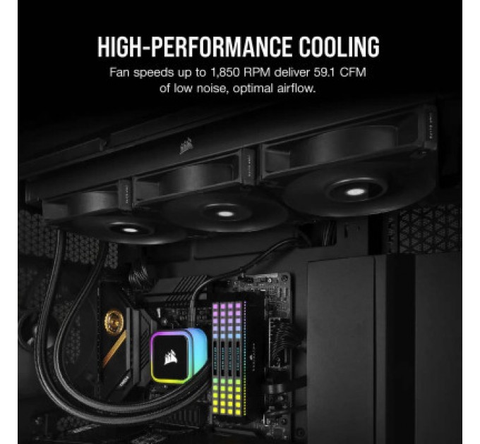 Corsair Кулер до корпусу Corsair AF120 Elite High-Performance Black (CO-9050140-WW)