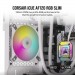Corsair Кулер до корпусу Corsair iCUE AF120 RGB Slim White (CO-9050164-WW)