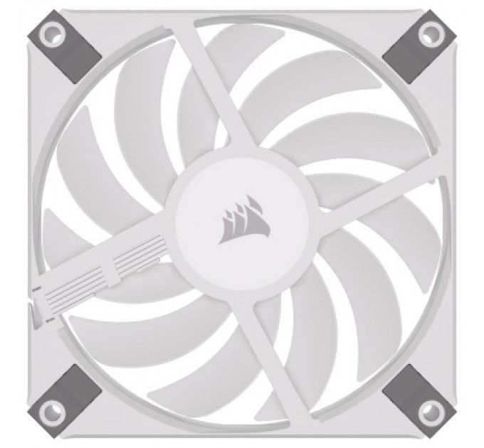 Corsair Кулер до корпусу Corsair iCUE AF120 RGB Slim White (CO-9050164-WW)