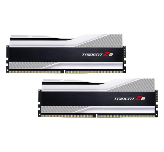 G.Skill Модуль пам'яті для комп'ютера DDR5 64GB (2x32GB) 6000 MHz Trident Z5 Silver G.Skill (F5-6000J3238G32GX2-TZ5S)