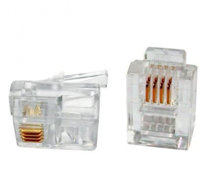 Patron Конектор Patron RJ11 6P4C * 40 (CON-RJ-11-6P4C-40)