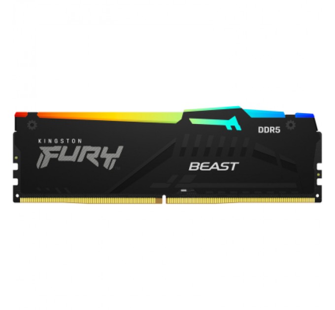 Kingston Fury (ex.HyperX) Модуль пам'яті для комп'ютера DDR5 32GB 6000 MHz Beast RGB Kingston Fury (ex.HyperX) (KF560C40BBA-32)