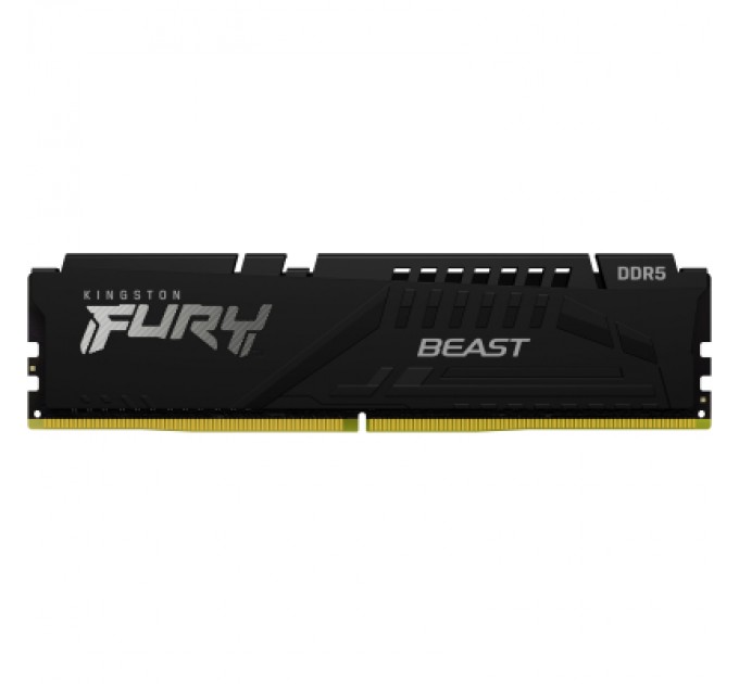 Kingston Fury (ex.HyperX) Модуль пам'яті для комп'ютера DDR5 64GB (2x32GB) 6000 MHz Beast Black XMP Kingston Fury (ex.HyperX) (KF560C40BBK2-64)