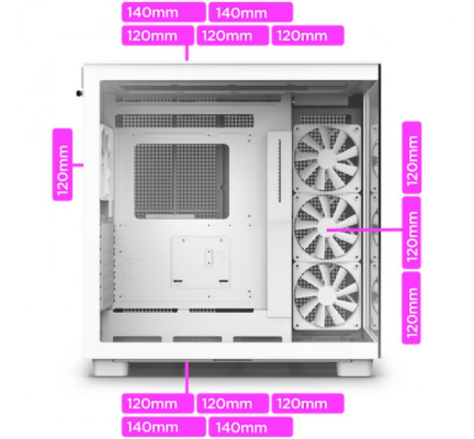 NZXT Корпус NZXT H9 Elite Edition White (CM-H91EW-01)