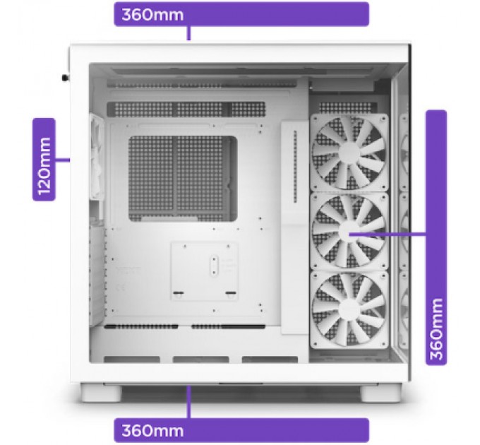 NZXT Корпус NZXT H9 Elite Edition White (CM-H91EW-01)