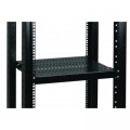 Conteg Полка 19" Conteg 1U глуб. 550 мм. до 100кг. RAL9005 (DP-PZ-550)