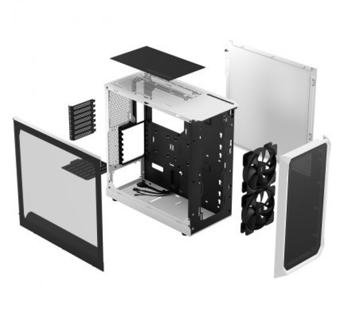 Fractal Design Корпус Fractal Design Focus 2 White TG Clear Tint (FD-C-FOC2A-02)