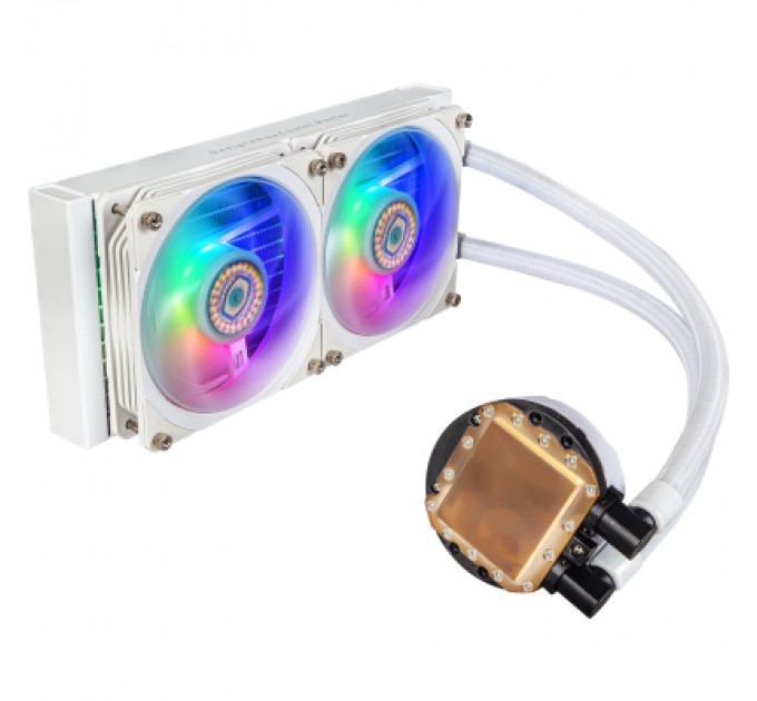 COOLER MASTER Система рідинного охолодження CoolerMaster MasterLiquid PL240 Flux White Edition (MLY-D24M-A23PZ-RW)