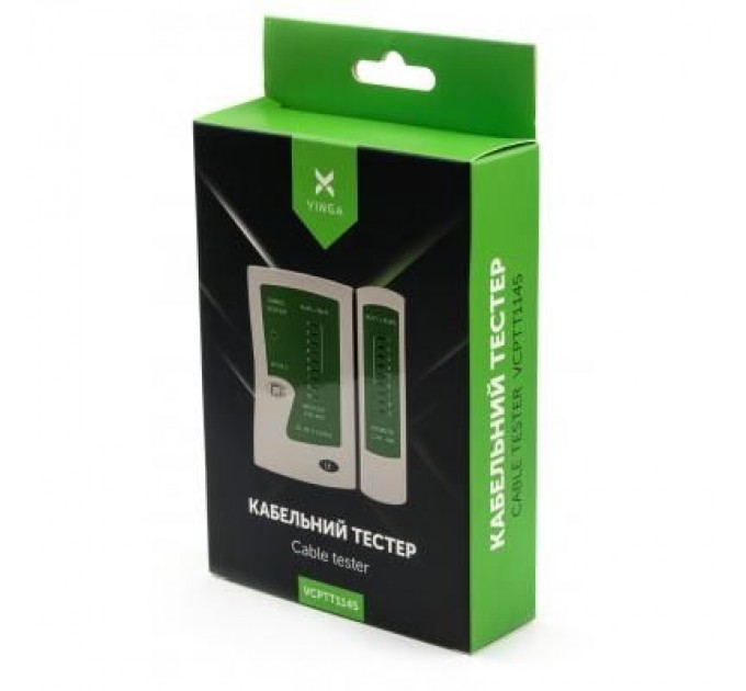 Vinga Тестер кабельний Vinga RJ-45/RJ-11 (VCPTT1145)