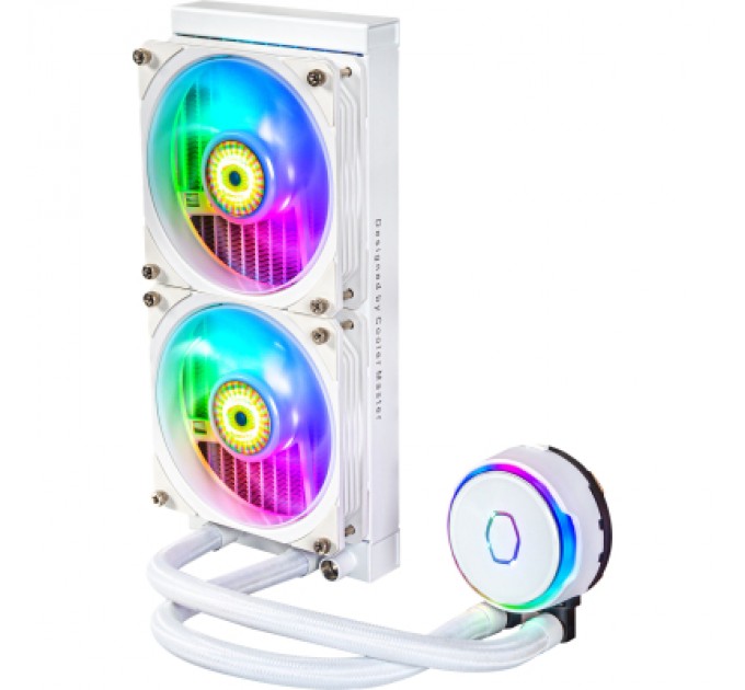 COOLER MASTER Система рідинного охолодження CoolerMaster MasterLiquid PL240 Flux White Edition (MLY-D24M-A23PZ-RW)