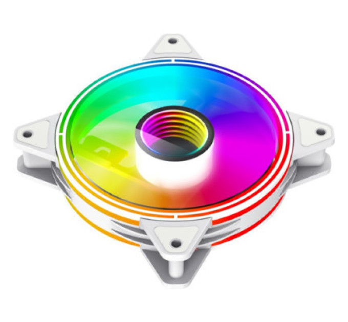 Gamemax Кулер до корпусу Gamemax FN-12Rainbow-Q-Infinity WT