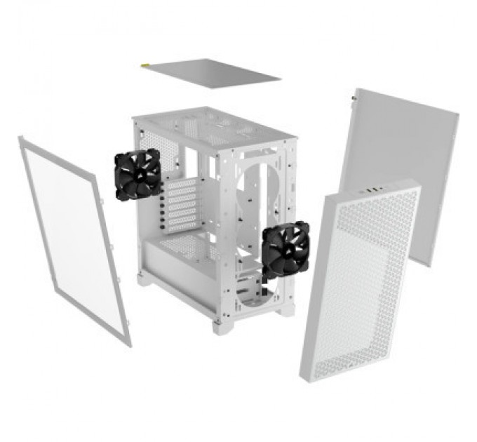 Corsair Корпус Corsair 3000D Tempered Glass White (CC-9011252-WW)