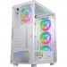 2E Корпус 2E Gaming Hexagon G338W, без БЖ, 2xUSB 3.0, 1xUSB Type-C, 1x120mm, 3x120mm ARGB, TG Side Panel, AT (2E-G338W)